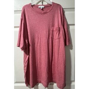 Peter Millar Seaside Shirt Men's XL REDISH‎ Pink Pocket Cotton Tee Golf